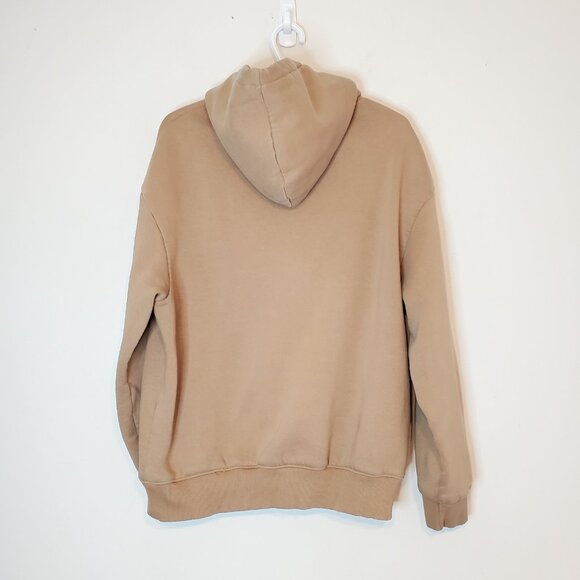 Fear Of God Essentials Spellout Hoodie Brown Size XL - Picture 3 of 6